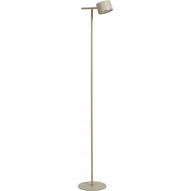 Lampa podłogowa LED Gian - Lucide | Ściemniacz, Taupe