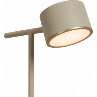 Lampa podłogowa LED Gian - Lucide | Ściemniacz, Taupe