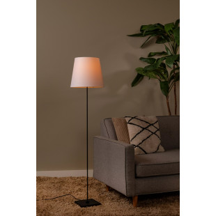 Lampa podłogowa Pendio biało-czarna | Lucide - 150cm