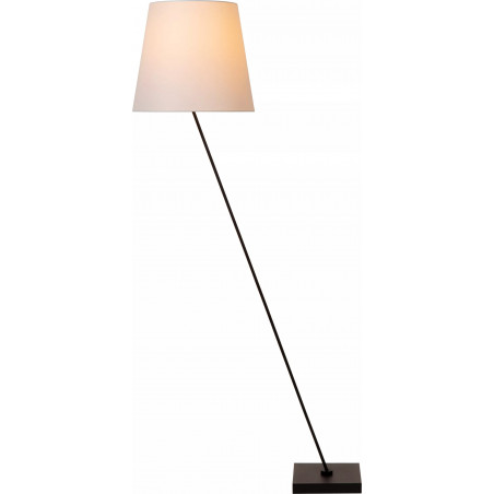 Lampa podłogowa Pendio biało-czarna | Lucide - 150cm