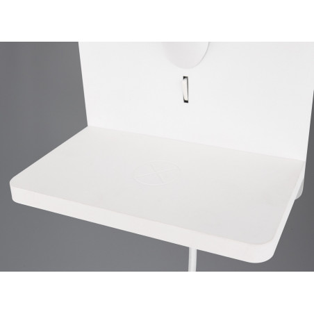 Kinkiet Comfort biały Trio: USB, Ładowanie Indukcyjne | Sklep