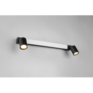 Kinkiet łazienkowy Enrico LED | Trio | 60cm | Czarny