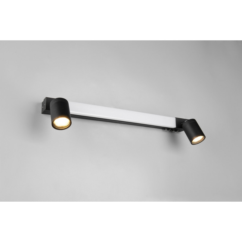 Kinkiet łazienkowy Enrico LED | Trio | 60cm | Czarny