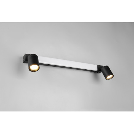Kinkiet łazienkowy Enrico LED | Trio | 60cm | Czarny