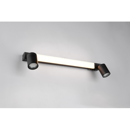 Kinkiet łazienkowy Enrico LED | Trio | 60cm | Czarny