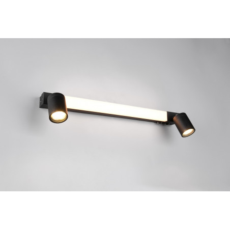 Kinkiet łazienkowy Enrico LED | Trio | 60cm | Czarny