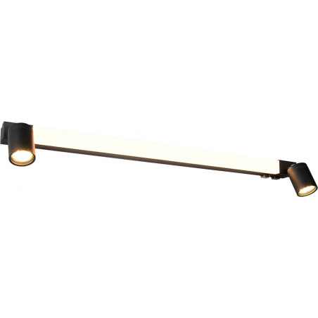 Kinkiet łazienkowy Enrico LED | Trio - 90cm, czarny