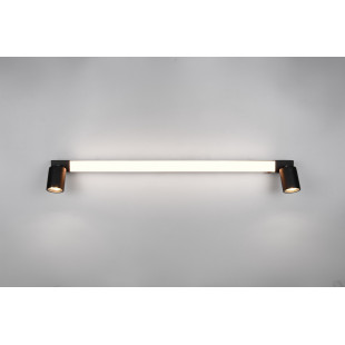Kinkiet łazienkowy Enrico LED | Trio - 90cm, czarny