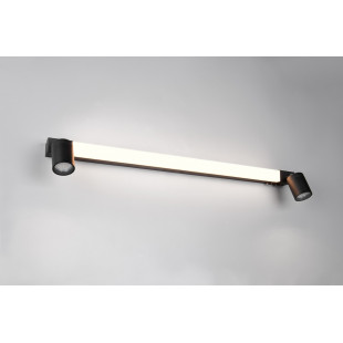 Kinkiet łazienkowy Enrico LED | Trio - 90cm, czarny