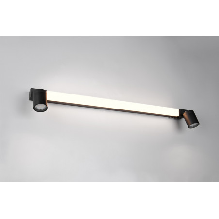 Kinkiet łazienkowy Enrico LED | Trio - 90cm, czarny