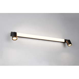 Kinkiet łazienkowy Enrico LED | Trio - 90cm, czarny