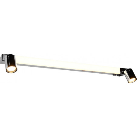 Kinkiet łazienkowy Enrico LED Trio | 90cm, Chrom, IP44