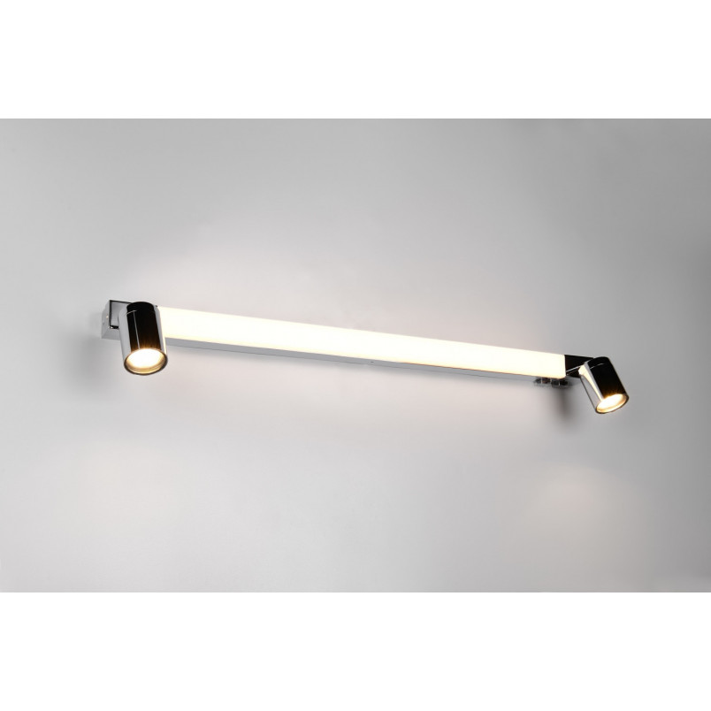 Kinkiet łazienkowy Enrico LED Trio | 90cm, Chrom, IP44
