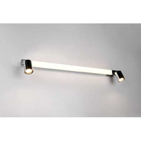 Kinkiet łazienkowy Enrico LED Trio | 90cm, Chrom, IP44