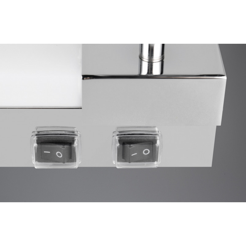Kinkiet łazienkowy Enrico LED Trio | 90cm, Chrom, IP44