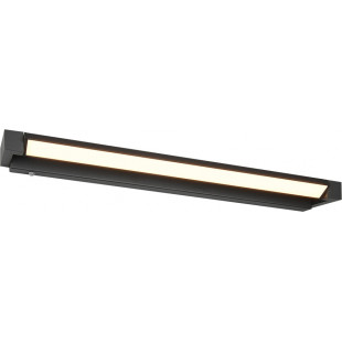 Kinkiet Fabrizio LED 80cm czarny Trio | Ściemniacz, IP44