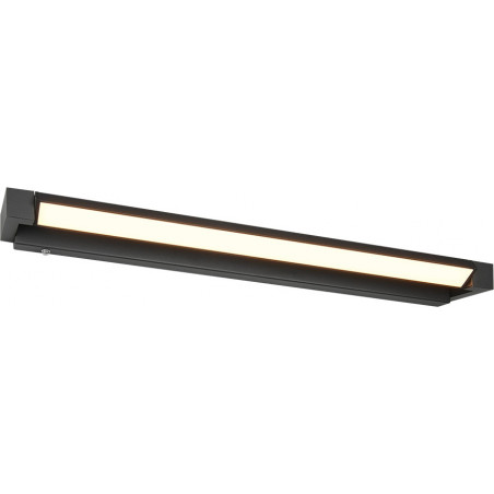 Kinkiet Fabrizio LED 80cm czarny Trio | Ściemniacz, IP44