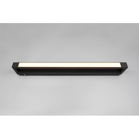 Kinkiet Fabrizio LED 80cm czarny Trio | Ściemniacz, IP44