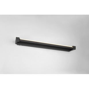 Kinkiet Fabrizio LED 80cm czarny Trio | Ściemniacz, IP44