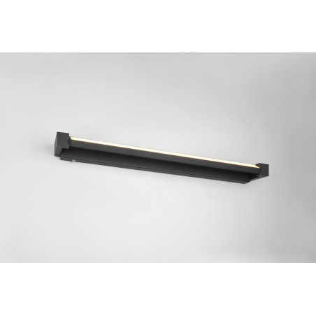 Kinkiet Fabrizio LED 80cm czarny Trio | Ściemniacz, IP44