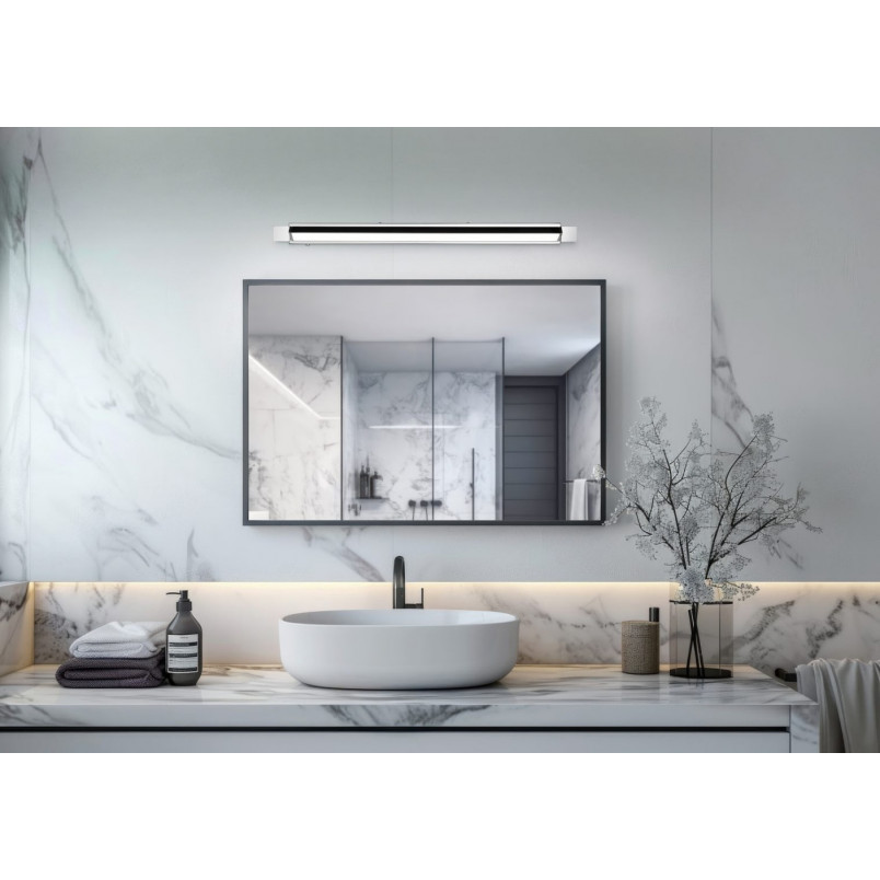Kinkiet do łazni Fabrizio LED 80cm - Trio | Chrom, Ściemniacz