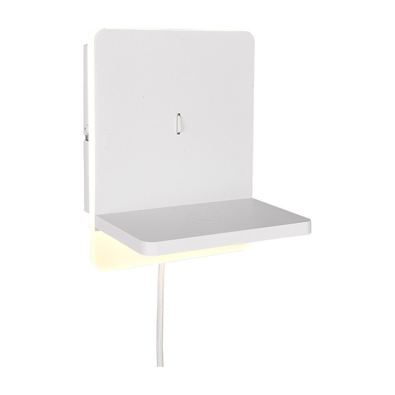 Kinkiet Fairfield LED Trio | Nowoczesny, USB, Indukcja