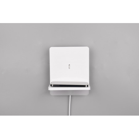Kinkiet Fairfield LED Trio | Nowoczesny, USB, Indukcja