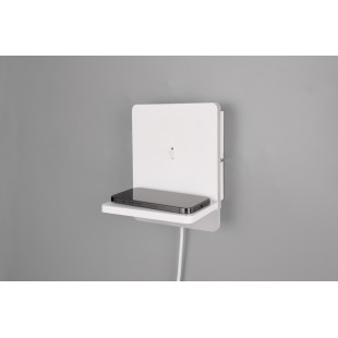 Kinkiet Fairfield LED Trio | Nowoczesny, USB, Indukcja