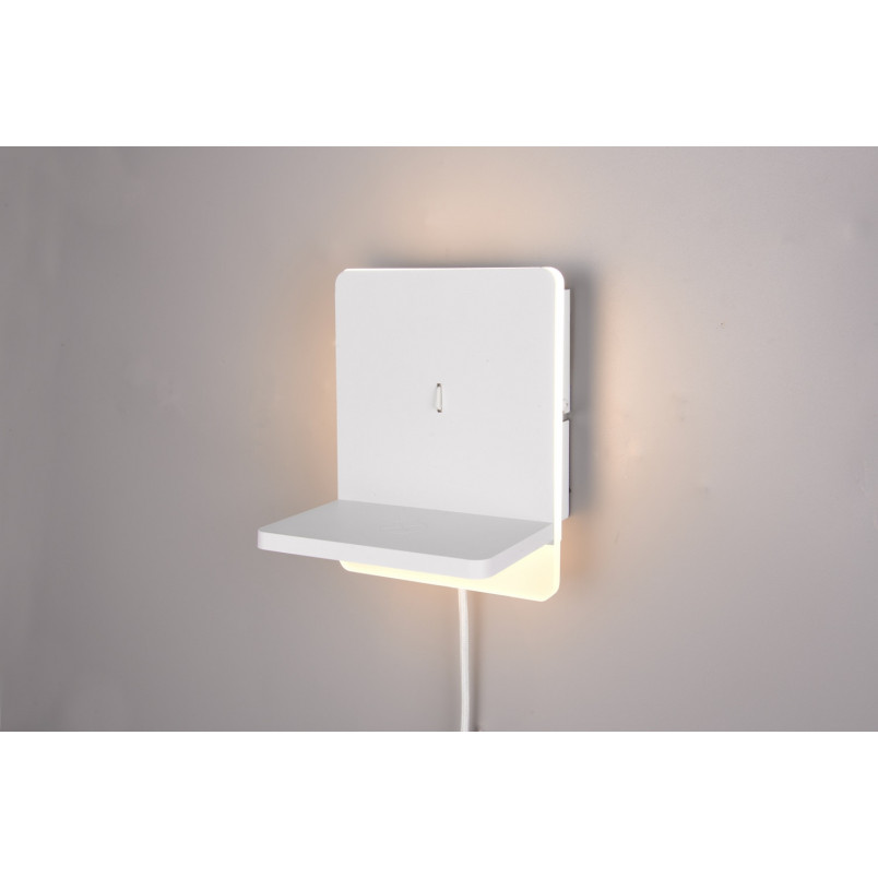 Kinkiet Fairfield LED Trio | Nowoczesny, USB, Indukcja