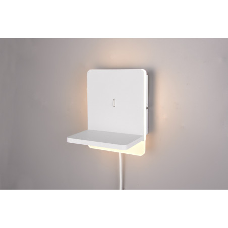 Kinkiet Fairfield LED Trio | Nowoczesny, USB, Indukcja