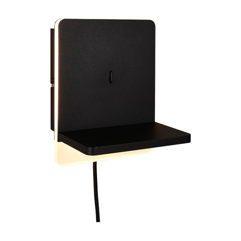 Kinkiet Fairfield LED Trio: Nowoczesny design z USB i ładowaniem