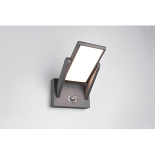 Kinkiet ogrodowy solarny z czujnikiem ruchu i zmierzchu Malawi LED 61cm antracytowy Trio