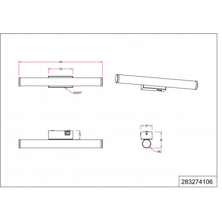 Kinkiet łazienkowy LED Trio Mattimo | Chrom, IP44