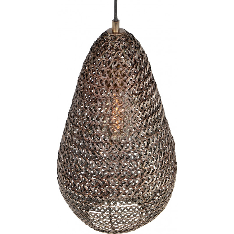 Lampa wisząca orientalna Ziva Trio - Patyna | Salon Lamp