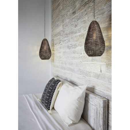 Lampa wisząca orientalna Ziva Trio - Patyna | Salon Lamp
