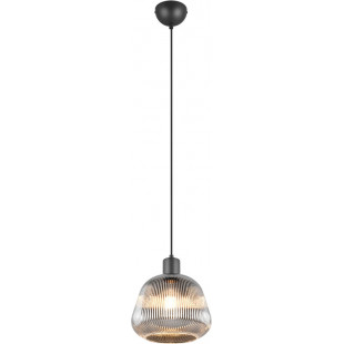 Lampa wisząca szklana Trio Tarifa | Loftowa lampa do salonu