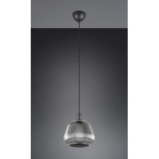 Lampa wisząca szklana Trio Tarifa | Loftowa lampa do salonu