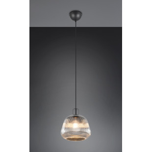 Lampa wisząca szklana Trio Tarifa | Loftowa lampa do salonu