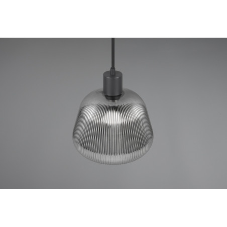 Lampa wisząca szklana Trio Tarifa | Loftowa lampa do salonu