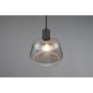 Lampa wisząca szklana Trio Tarifa | Loftowa lampa do salonu