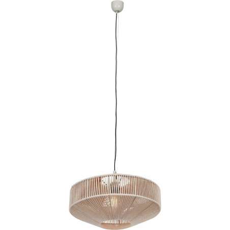 Lampa wisząca Svea | Trio | Japandi, 46cm, kremowa