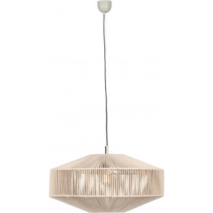 Lampa wisząca Svea | Trio - Japandi, sznurkowa, kremowa