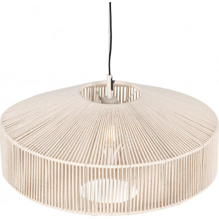 Lampa wisząca Svea | Trio - Japandi, sznurkowa, kremowa