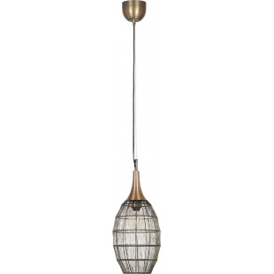 Lampa wisząca orientalna Soraya Slim Trio - Patyna | Sklep z lampami