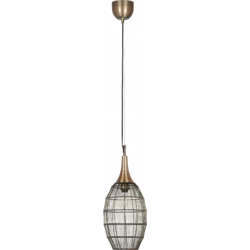 Lampa wisząca orientalna Soraya Slim Trio - Patyna | Sklep z lampami