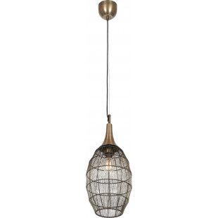Lampa wisząca orientalna Soraya Slim Trio - Patyna | Sklep z lampami