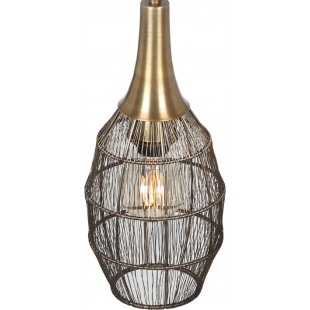 Lampa wisząca orientalna Soraya Slim Trio - Patyna | Sklep z lampami