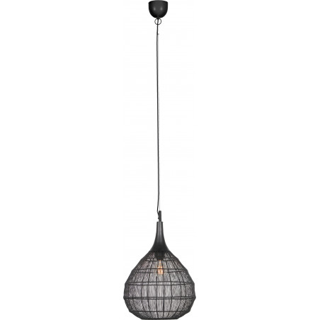 Lampa wisząca orientalna Soraya czarna | Trio - Elegancki design