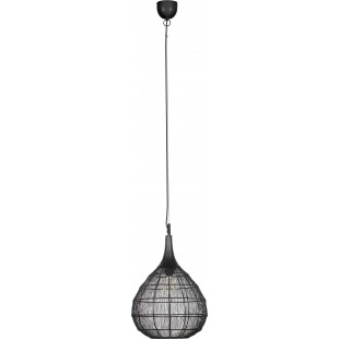 Lampa wisząca orientalna Soraya czarna | Trio - Elegancki design