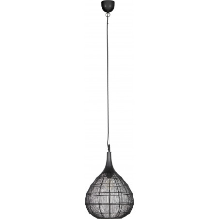 Lampa wisząca orientalna Soraya czarna | Trio - Elegancki design